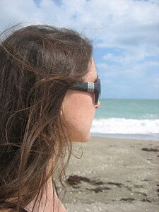 Looking at the Florida coastline