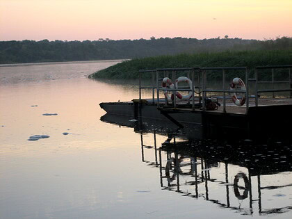 Sunrise over the river